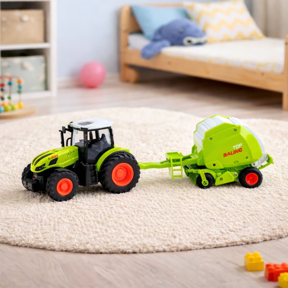 Traktor z balirko RC na daljinsko upravljanje, 2.4GHz, 1:24 3