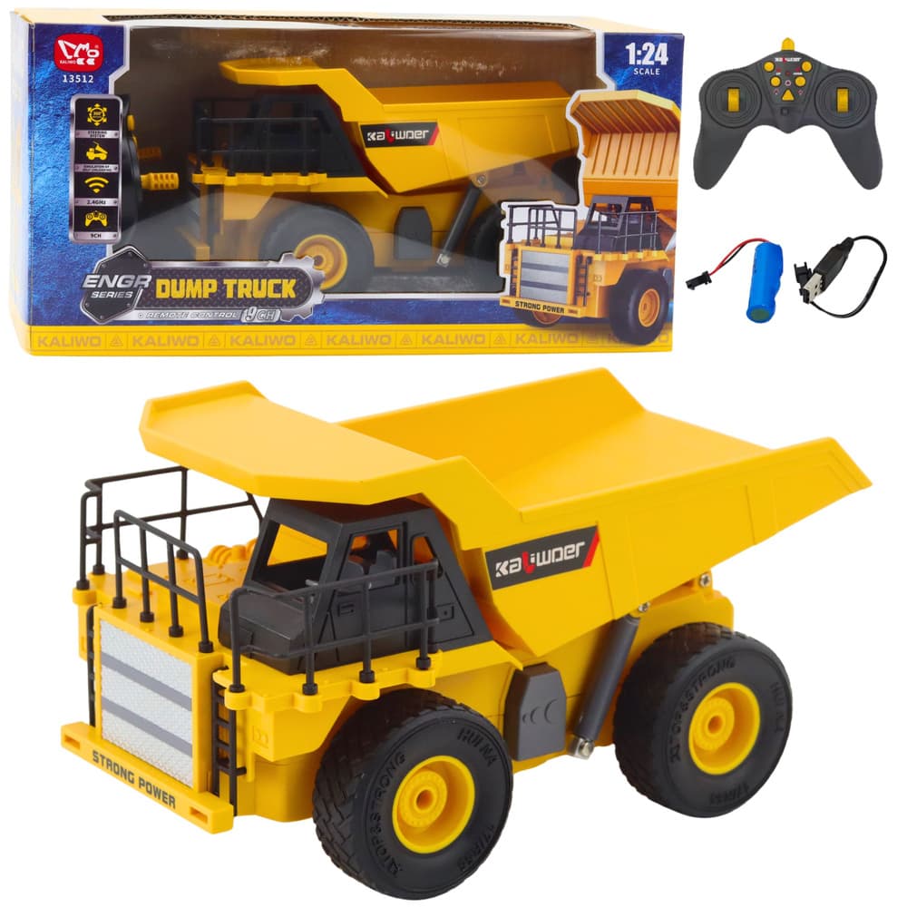 LEAN TOYS Goseničar Tovornjak Daljinsko Vodeno RC Svetloba LED 1:24
