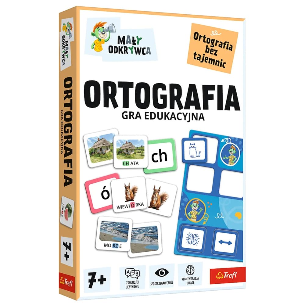 Otroška igra TREFL GRY, Ortografija, Mali raziskovalec