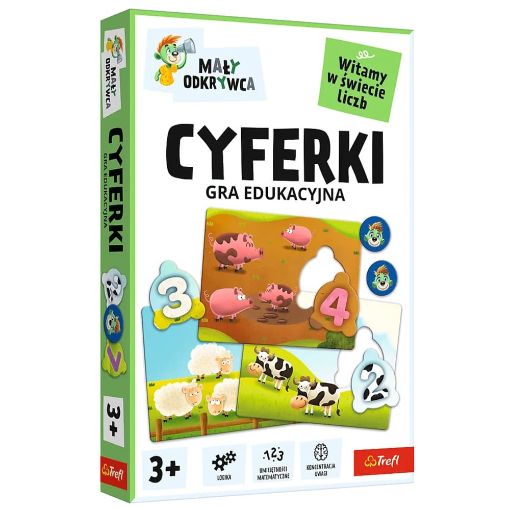 Edukacijska igra TREFL GRY, Številke, Mali raziskovalec