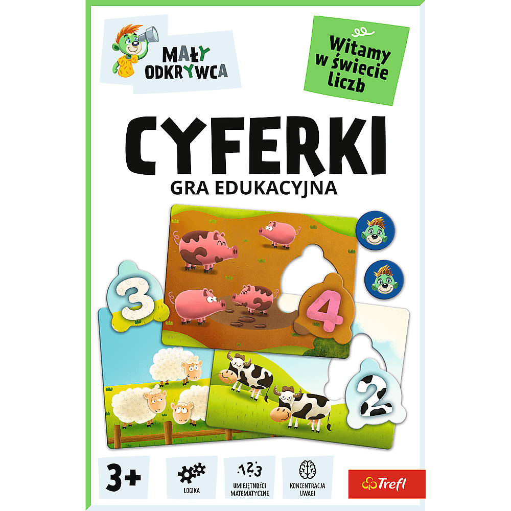 Edukacijska igra TREFL GRY, Številke, Mali raziskovalec 3