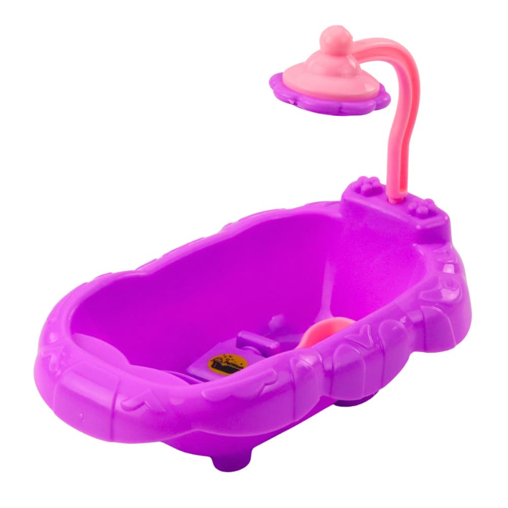 Set za nego živali LEAN TOYS: kad, hiška, dodatki, 4 kos. 4