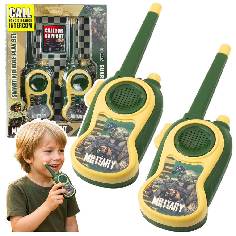 Vojaške walkie talkie postojanke za otroke, do 300m