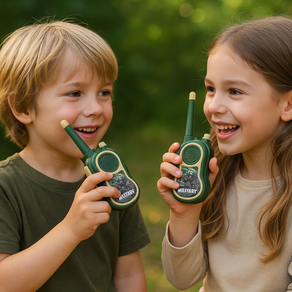 Vojaške walkie talkie postojanke za otroke, do 300m 4