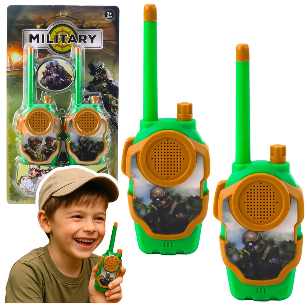 Otroške vojaške walkie talkie postojanke, do 10m