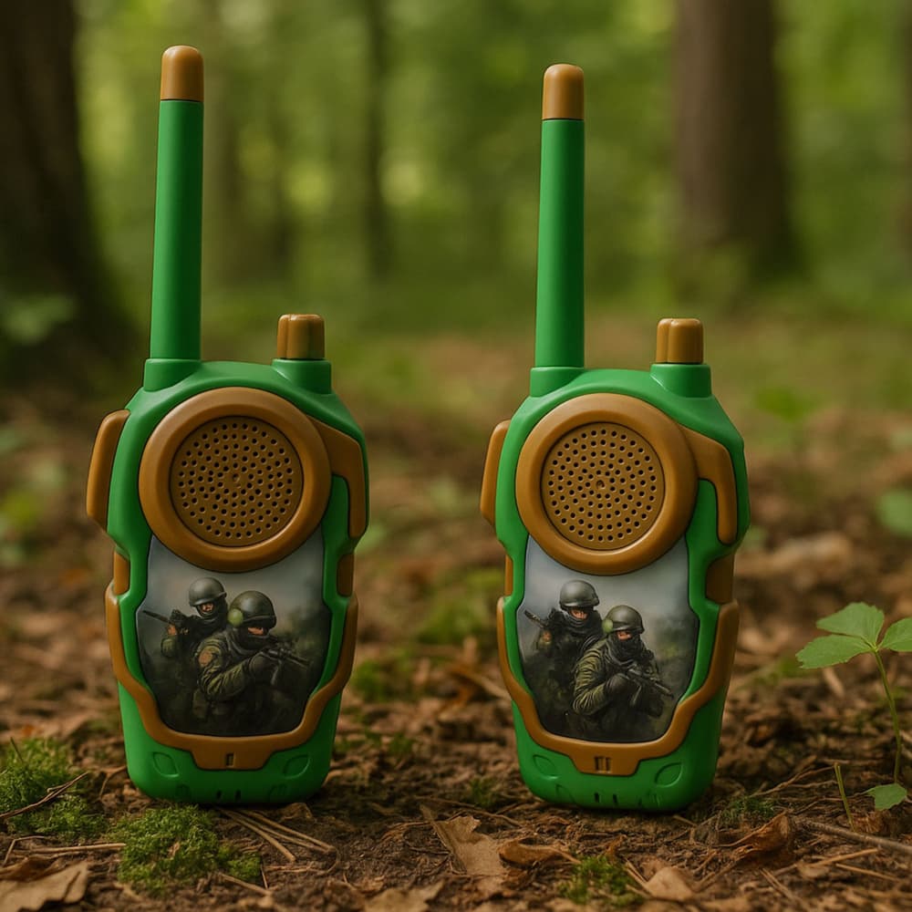Otroške vojaške walkie talkie postojanke, do 10m 5