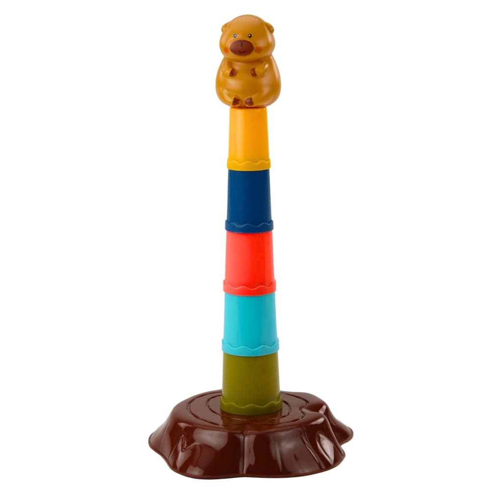Igra spretnosti LEAN TOYS: Meta, obroči, kapibara, 5 stopenj 6