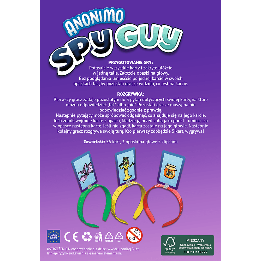 Potovalna igra Spy Guy Anonimo, TREFL GRY 6