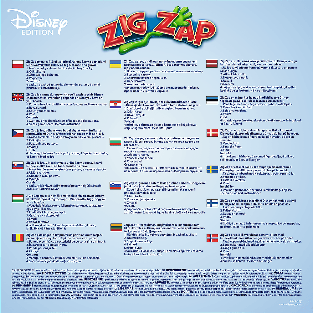 Gibralna igra Zig Zap Disney, TREFL GRY 6