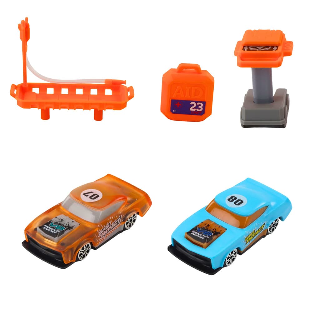 LEAN TOYS Ambulanta Reševalna Vozilo Luč Zvok 4