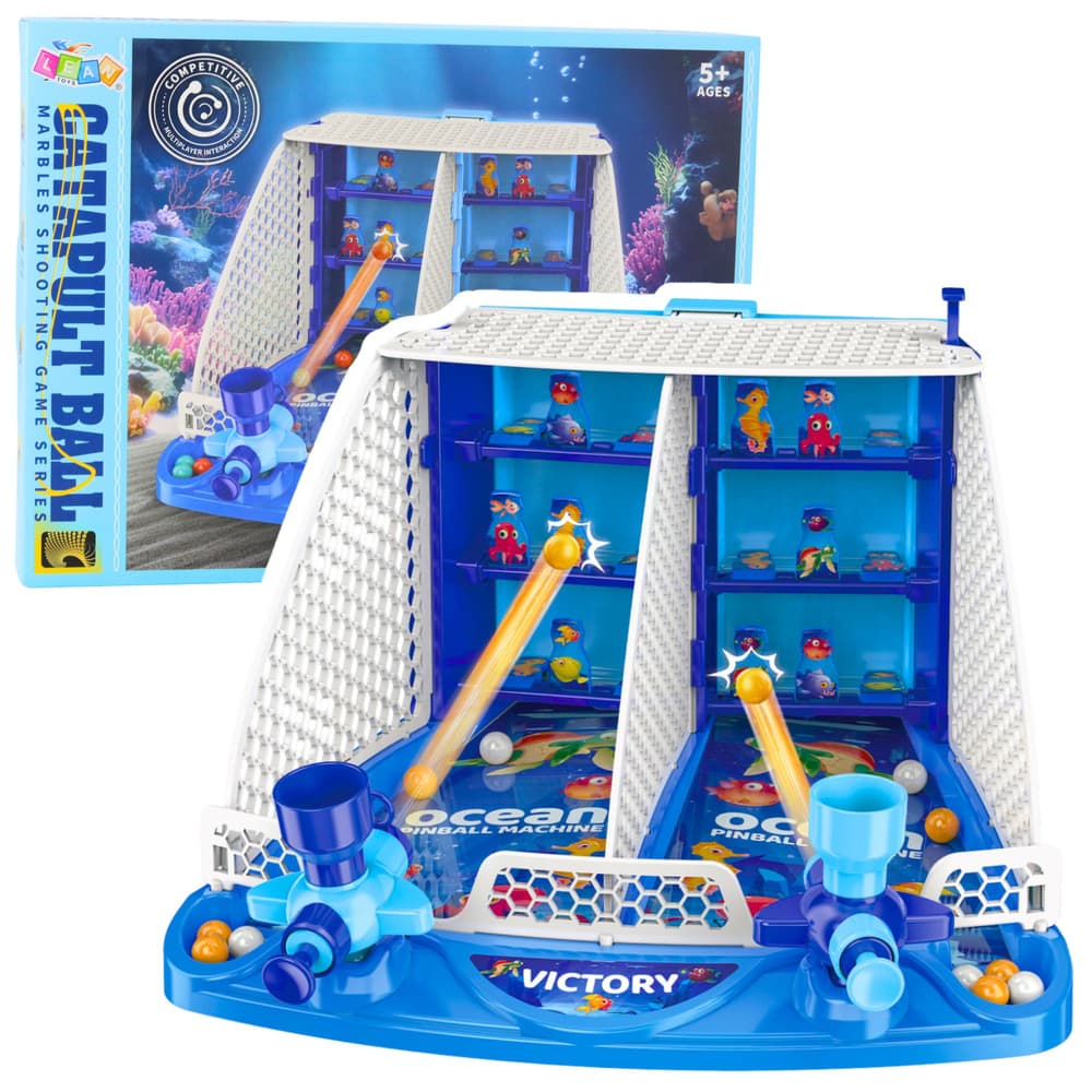 LEAN TOYS Namizni pinball 'Ocean' - igra s streljanjem v tarčo