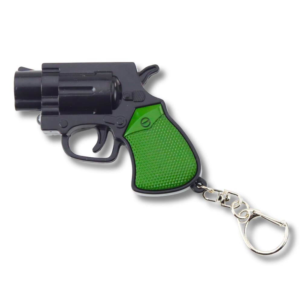 Mini pištola rewolwer obesek za ključe LED laser 6,5 cm LEAN TOYS 3