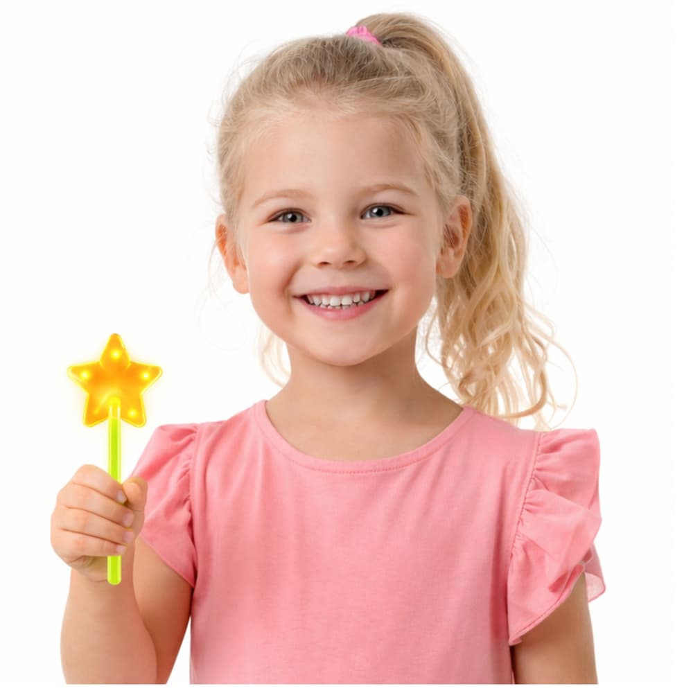 Svetleča ročka LEAN TOYS zvezda, 22 cm 3