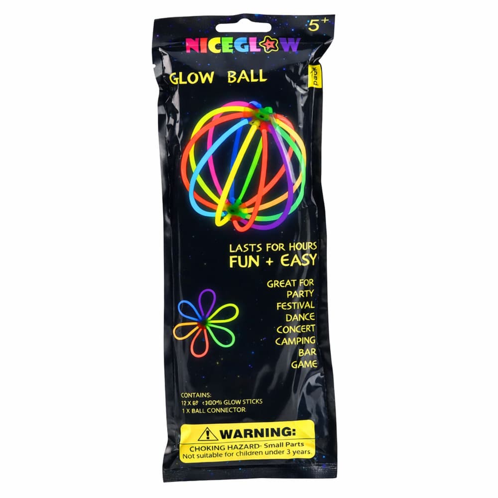 Fluorescentna žoga z lučko, 12 palčk 5