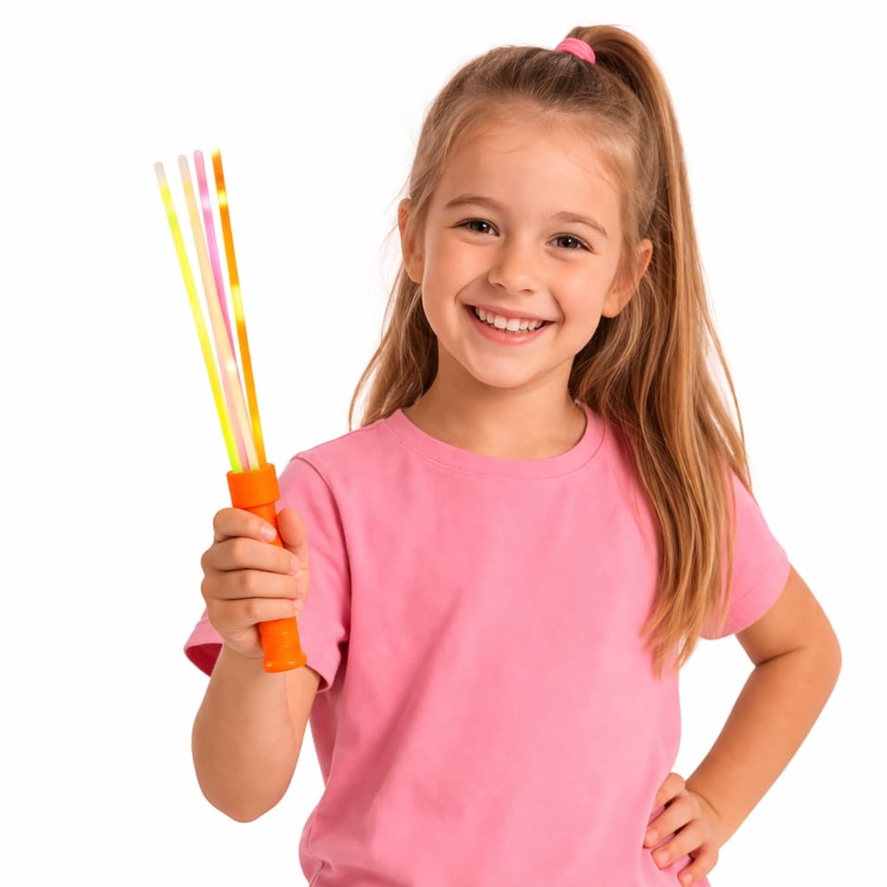 Čarobna palica Glow Stick za zabave, 29 cm, 6 vstavkov 2