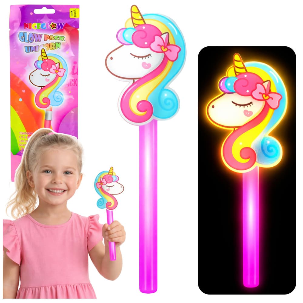 Čarobna palica z enorožcem, sijoča v temi LEAN TOYS