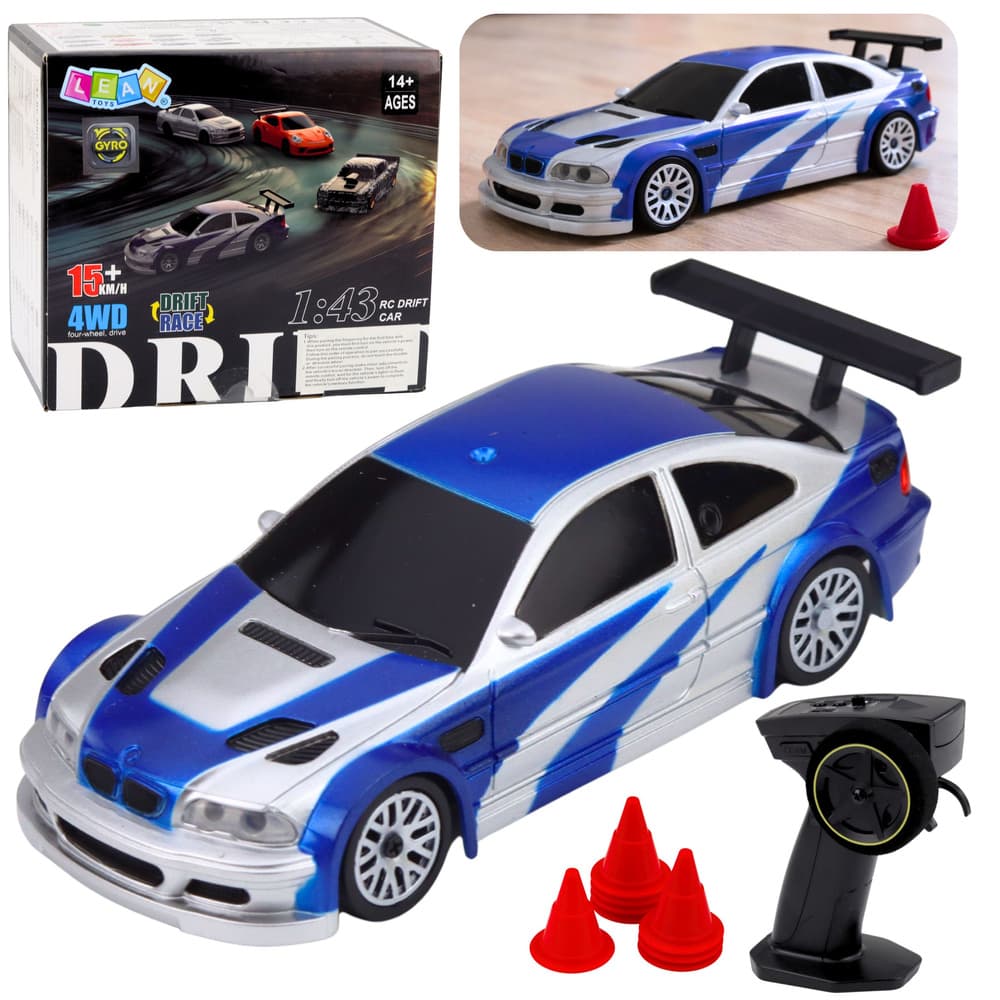 LEAN TOYS Drift avto E46 na daljinsko vodenje RC 1:43
