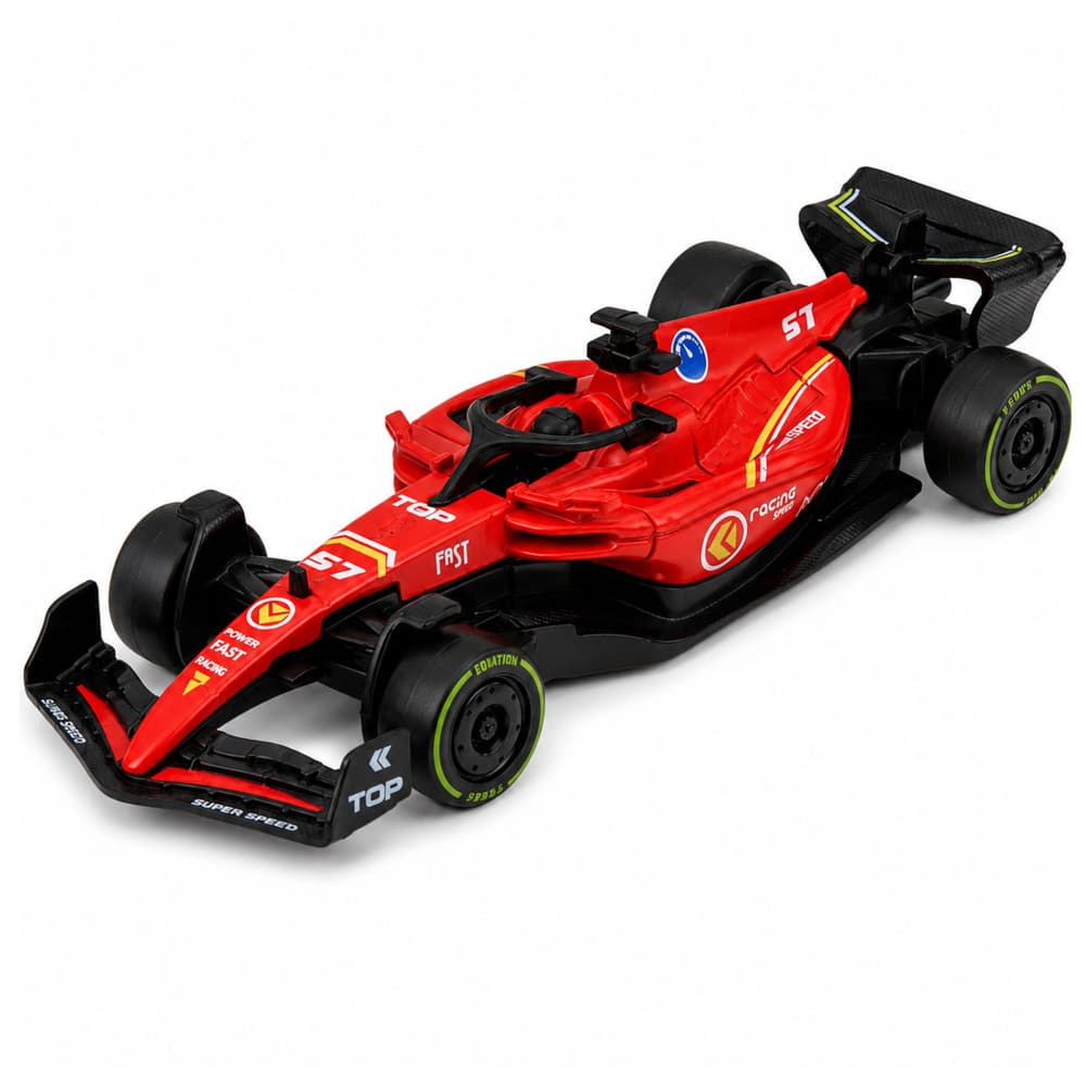 LEAN TOYS Dirkalna Formula 'Pull Back' - Kovinska, Rdeča, 1:43 2