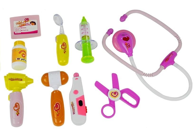 LEAN TOYS Set za igro zdravnika v kovčku z dodatki 4