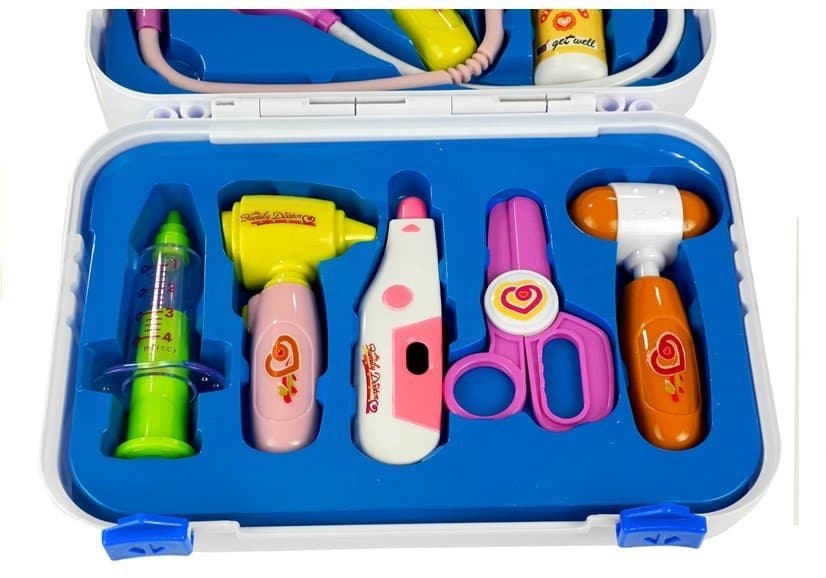 LEAN TOYS Set za igro zdravnika v kovčku z dodatki 7