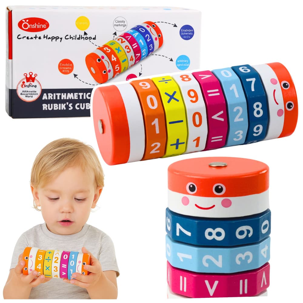 LEAN TOYS izobraževalni valček za matematiko za otroke