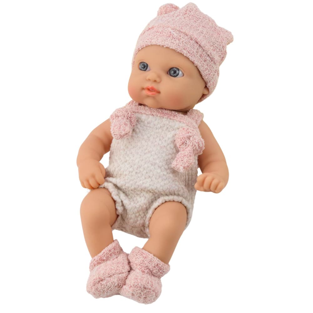 LEAN TOYS punčka novorojenček (18 cm) z dodatki 2