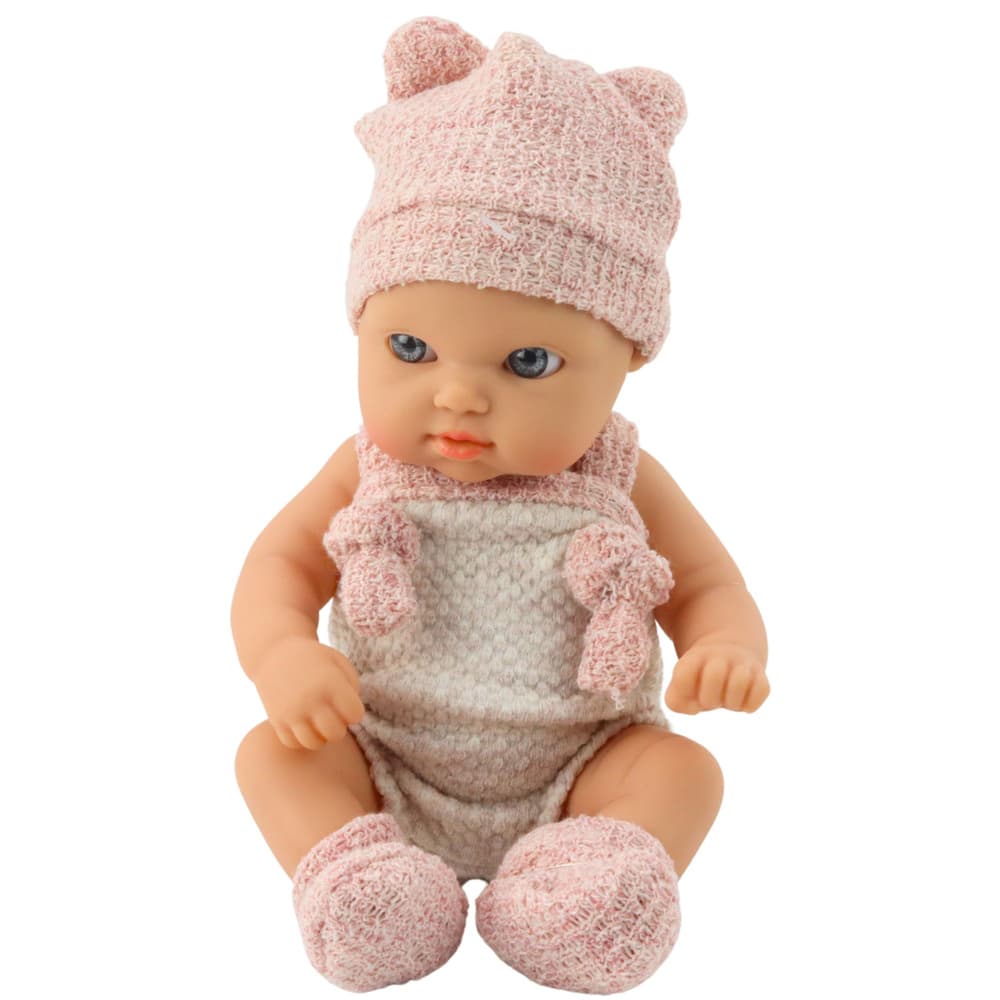 LEAN TOYS punčka novorojenček (18 cm) z dodatki 3