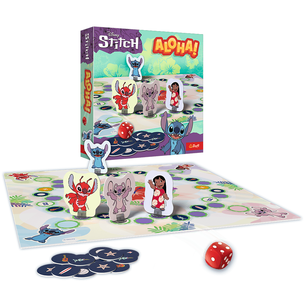 TREFL GRY Družabna igra Lilo & Stitch Aloha! 2