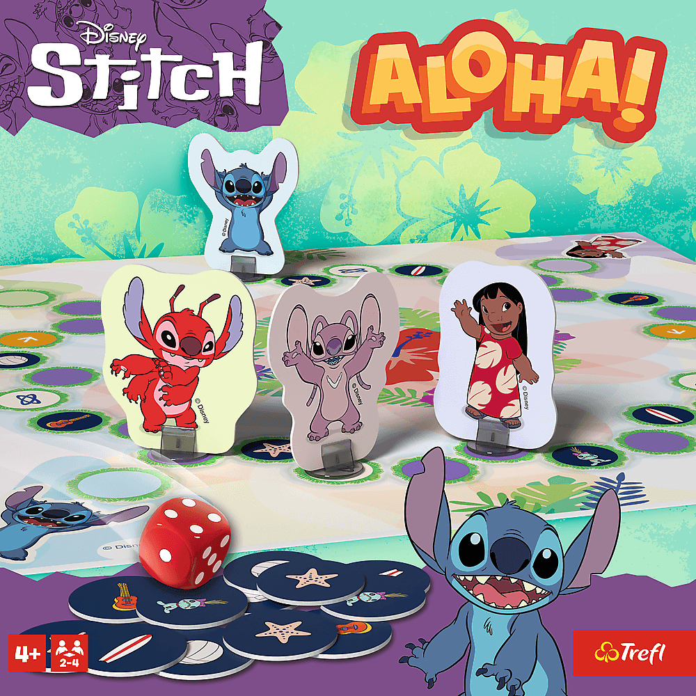 TREFL GRY Družabna igra Lilo & Stitch Aloha! 4