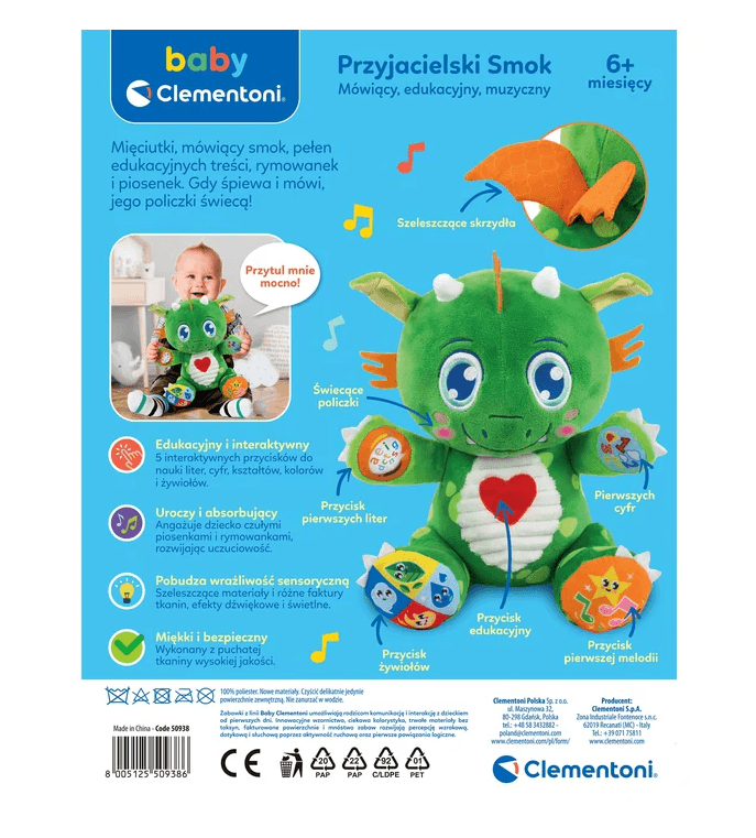 CLEMENTONI Edukativni govoreči zmaj, slovenski jezik 6