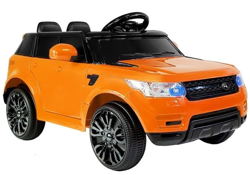 Avto na akumulator LEAN CARS HL1638, Oranžen (LED, MP3, daljinec)
