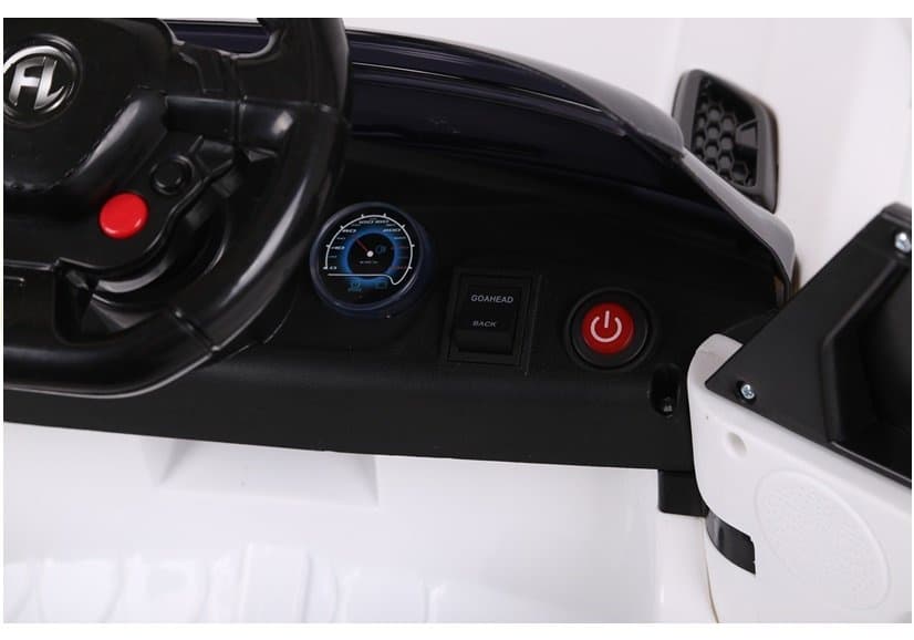 Avto na akumulator LEAN CARS HL1638, Bel (LED, MP3, daljinec) 8