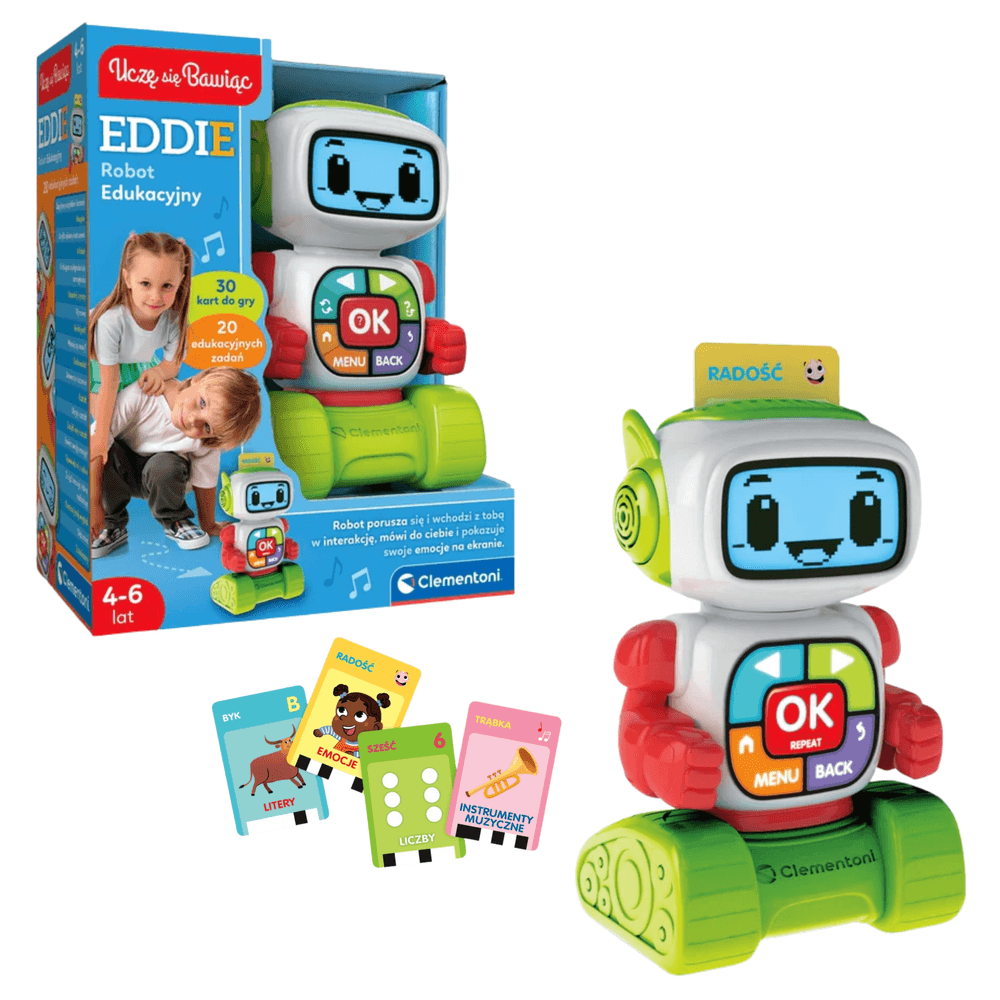Edukacijski robot Eddie Clementoni, uči se z igro