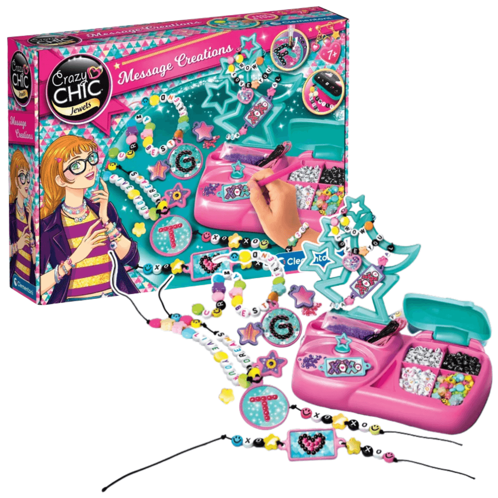 CLEMENTONI Crazy Chic delavnica za nakit z abecedo