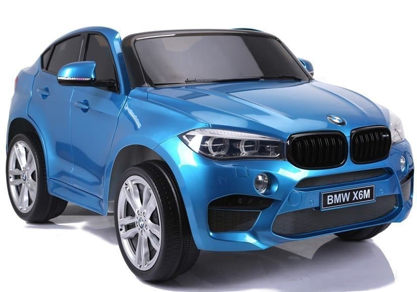Avto na akumulator LEAN CARS BMW X6M SUV, Moder lakiran (LED, MP3)