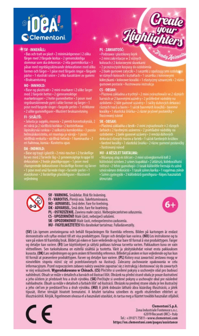 Clementoni Mini tovarna markerjev (magične živali) 6