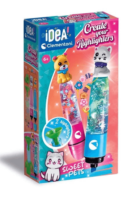 Ustvarjalni set Mini tovarna flomastrov Clementoni 'Sweet Pets'