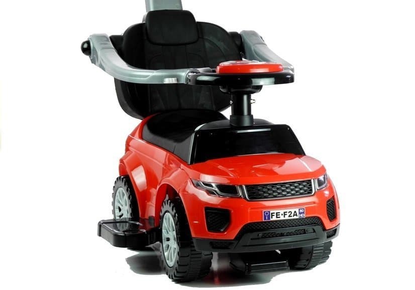 Jeździk/Guralica s potiskalom LEAN CARS 614W, Rdeč 4