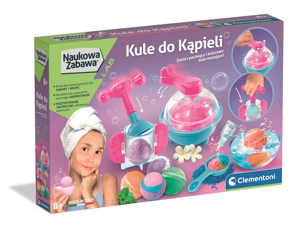 Naukova zabava – Laboratorij za izdelavo kroglic za kopel, Clementoni