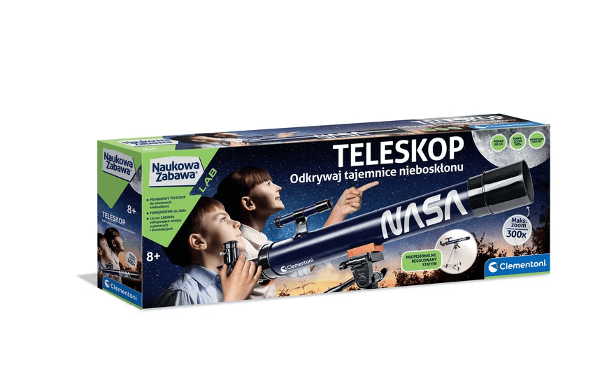 CLEMENTONI Teleskop NASA 300x s slovenskimi navodili 6