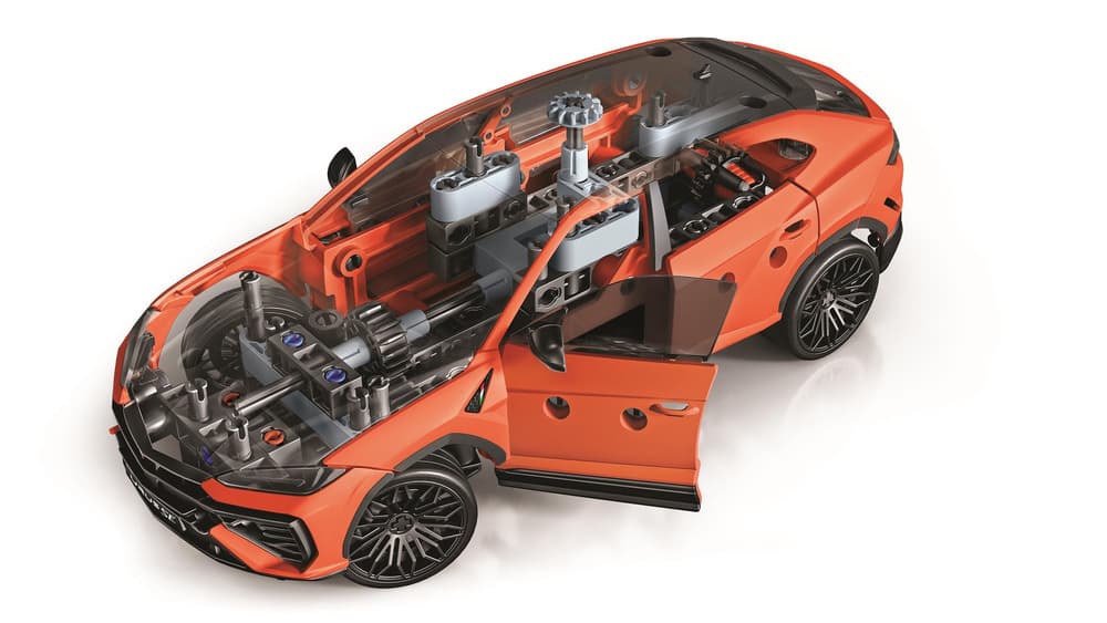 CLEMENTONI znanstveni komplet: Lamborghini Urus, mehanika, SLO 3