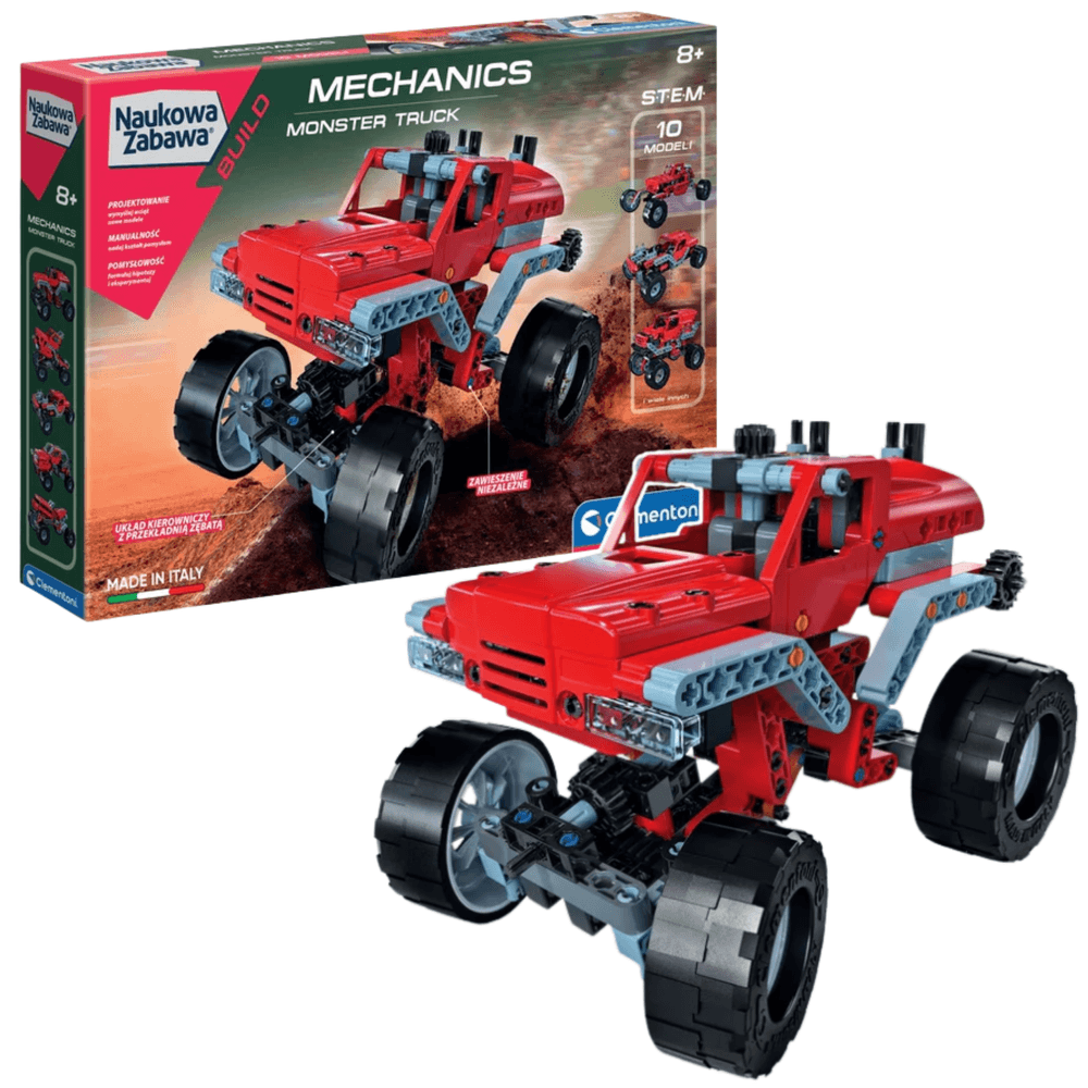 CLEMENTONI Gradbeni bloki 'Laboratorij mehanike' - Monster Truck