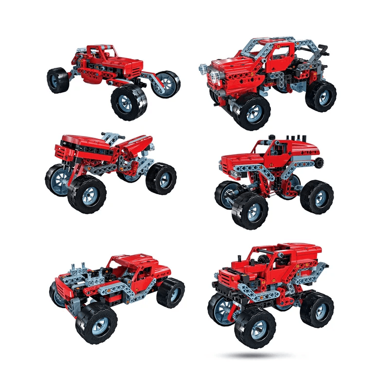 CLEMENTONI Gradbeni bloki 'Laboratorij mehanike' - Monster Truck 4