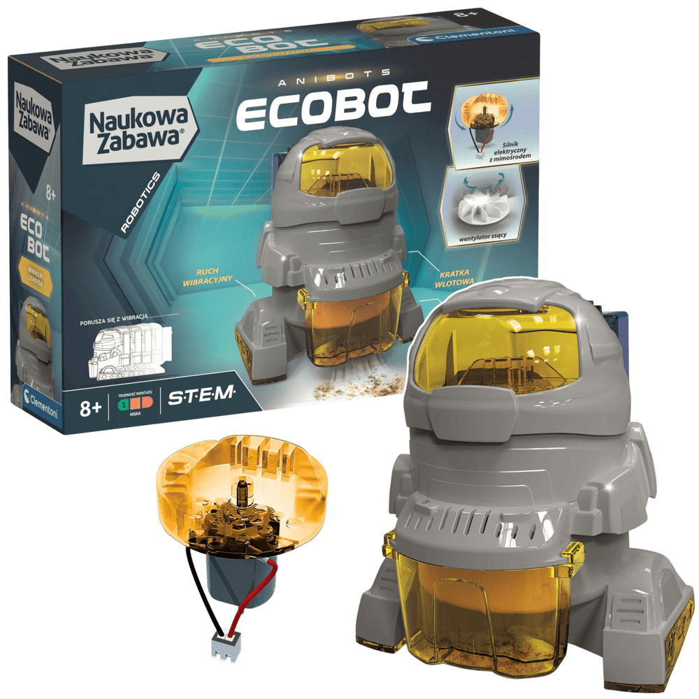Znanstvena zabava komplet robot EcoBot, 50061, Clementoni