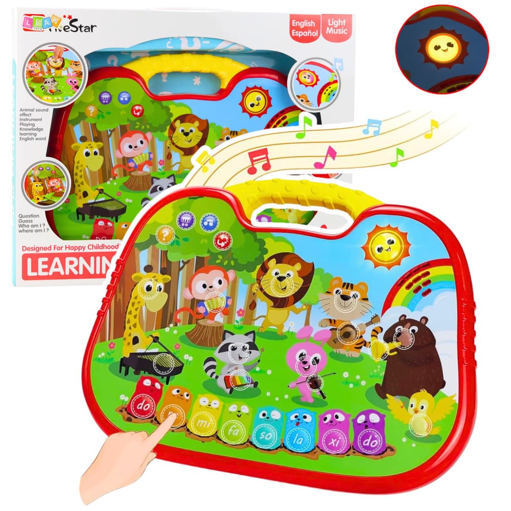 LEAN TOYS interaktivna izobraževalna tablica s sloni