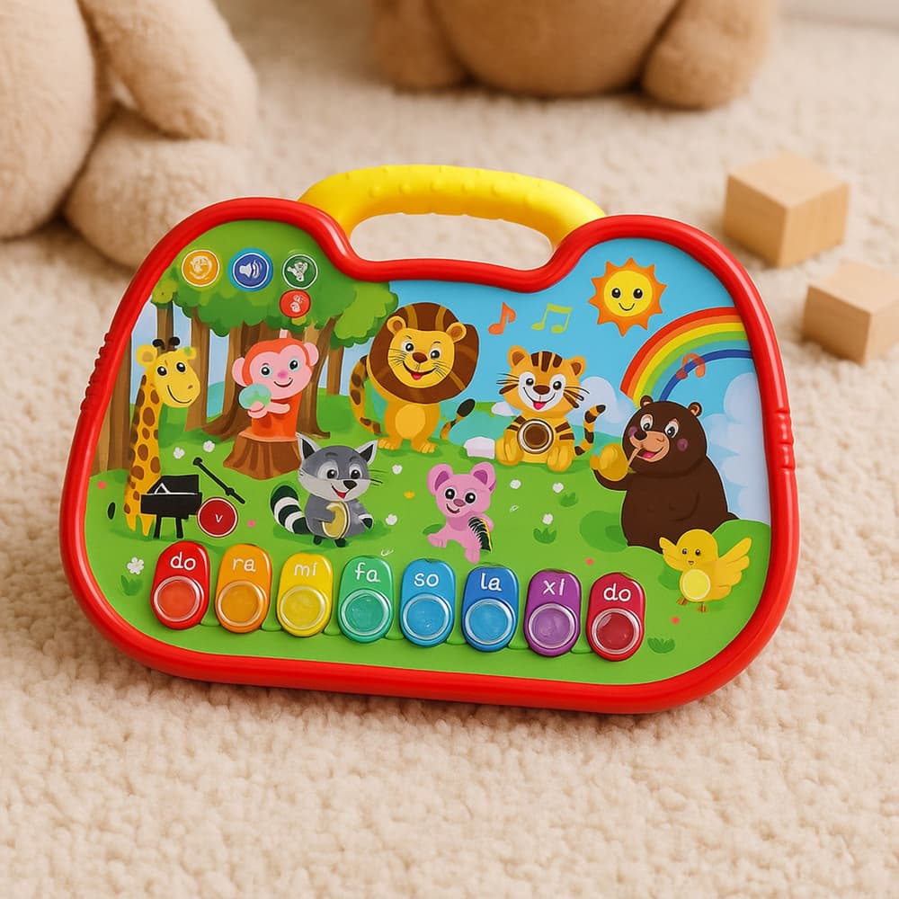 LEAN TOYS interaktivna izobraževalna tablica s sloni 3