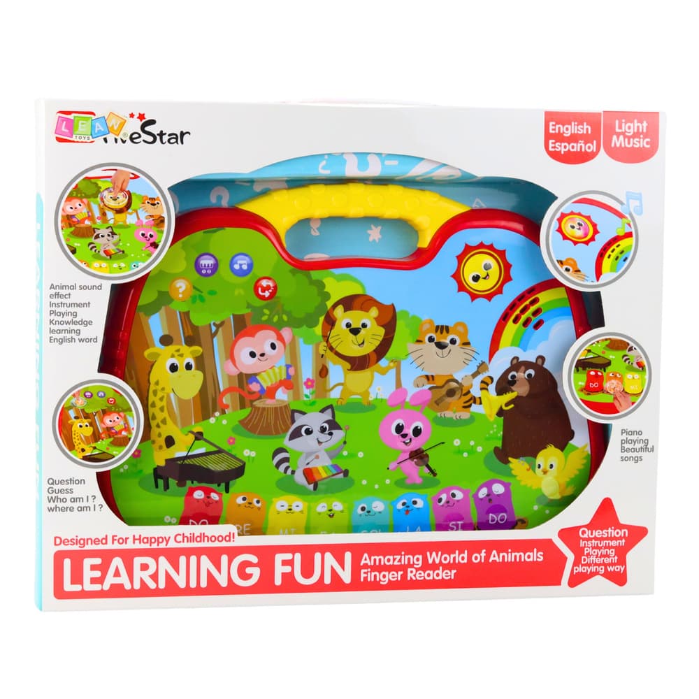 LEAN TOYS interaktivna izobraževalna tablica s sloni 5