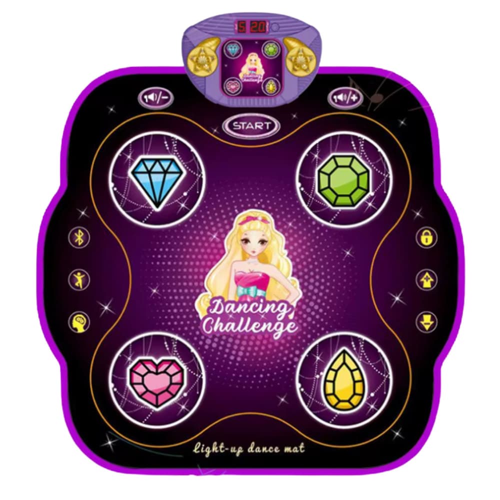 Interaktivna plesna podloga LEAN TOYS z Bluetooth, 9 stopenj igre 2