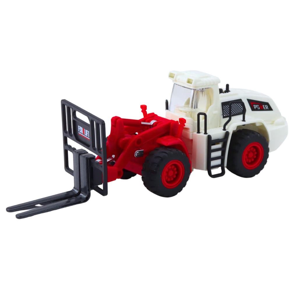 LEAN TOYS Viličar, kovinska dvigala, dviganje/spuščanje, luči, zvoki 2
