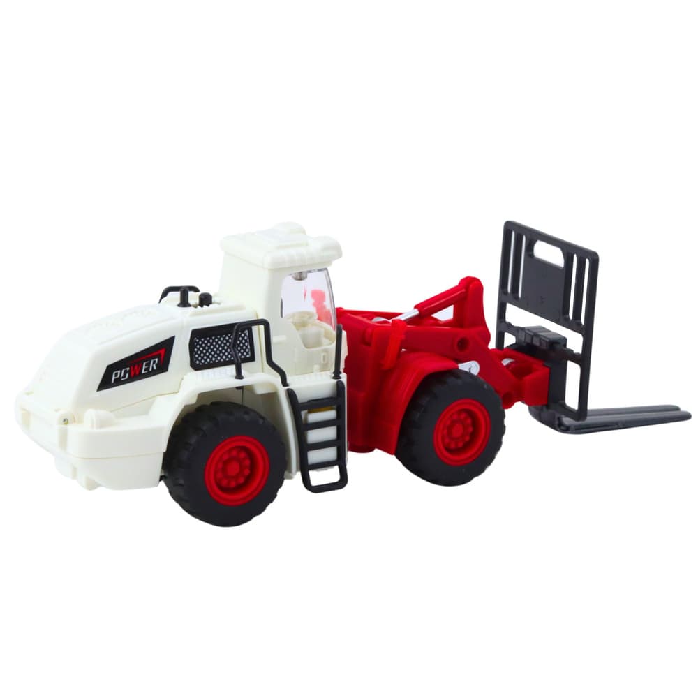 LEAN TOYS Viličar, kovinska dvigala, dviganje/spuščanje, luči, zvoki 3